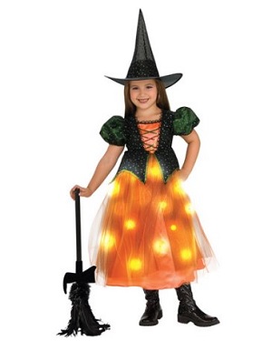 Twinkle Witch Light-Up Child Halloween Costume