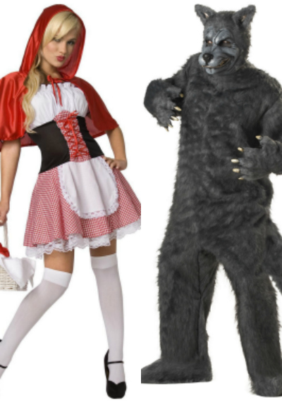 Little Red Riding Hood & Wolf Couples Costumes