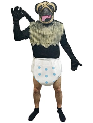 Puppy Monkey Baby Adult Costume