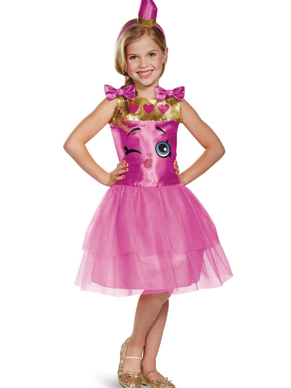 Shopkins Lippy Lips Classic Girls Costume