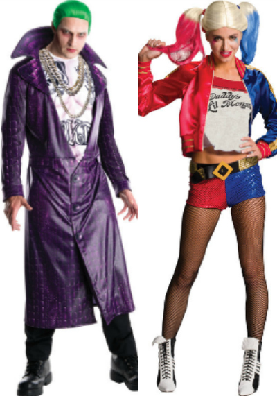 Suicide Squad Joker and Harley Quinn Couples Costume