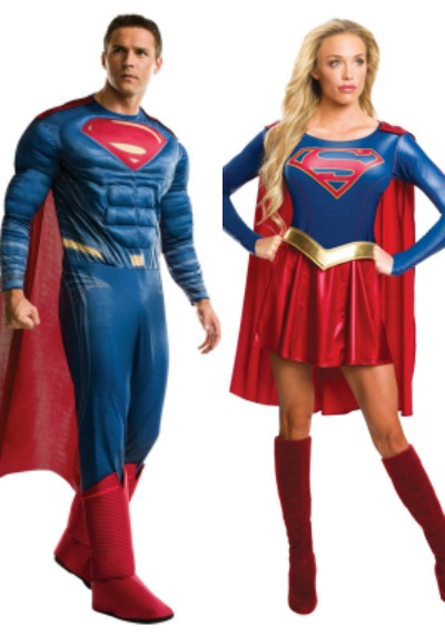 Supergirl & Superman Couples Costume