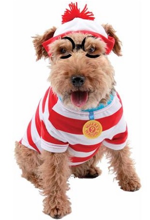 Wheres Waldo Dog Halloween Costume