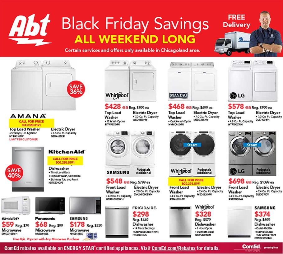 Abt Electronics 2019 Black Friday Ad Page 1