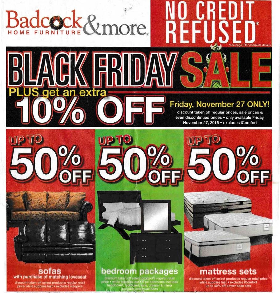 Badcock Home Furniture & More 2015 Black Friday Ad