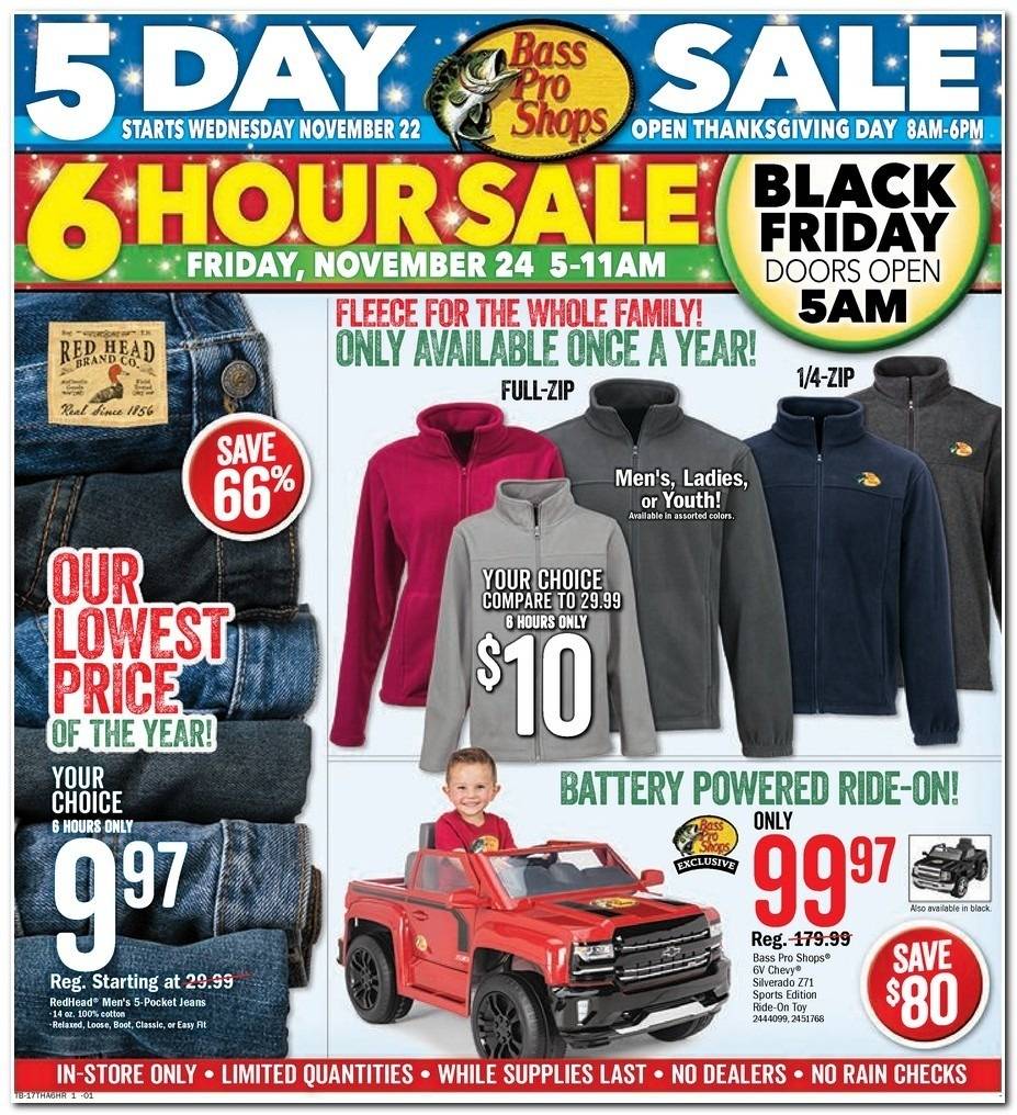 Bass Pro Shops 2017 Black Friday Ad