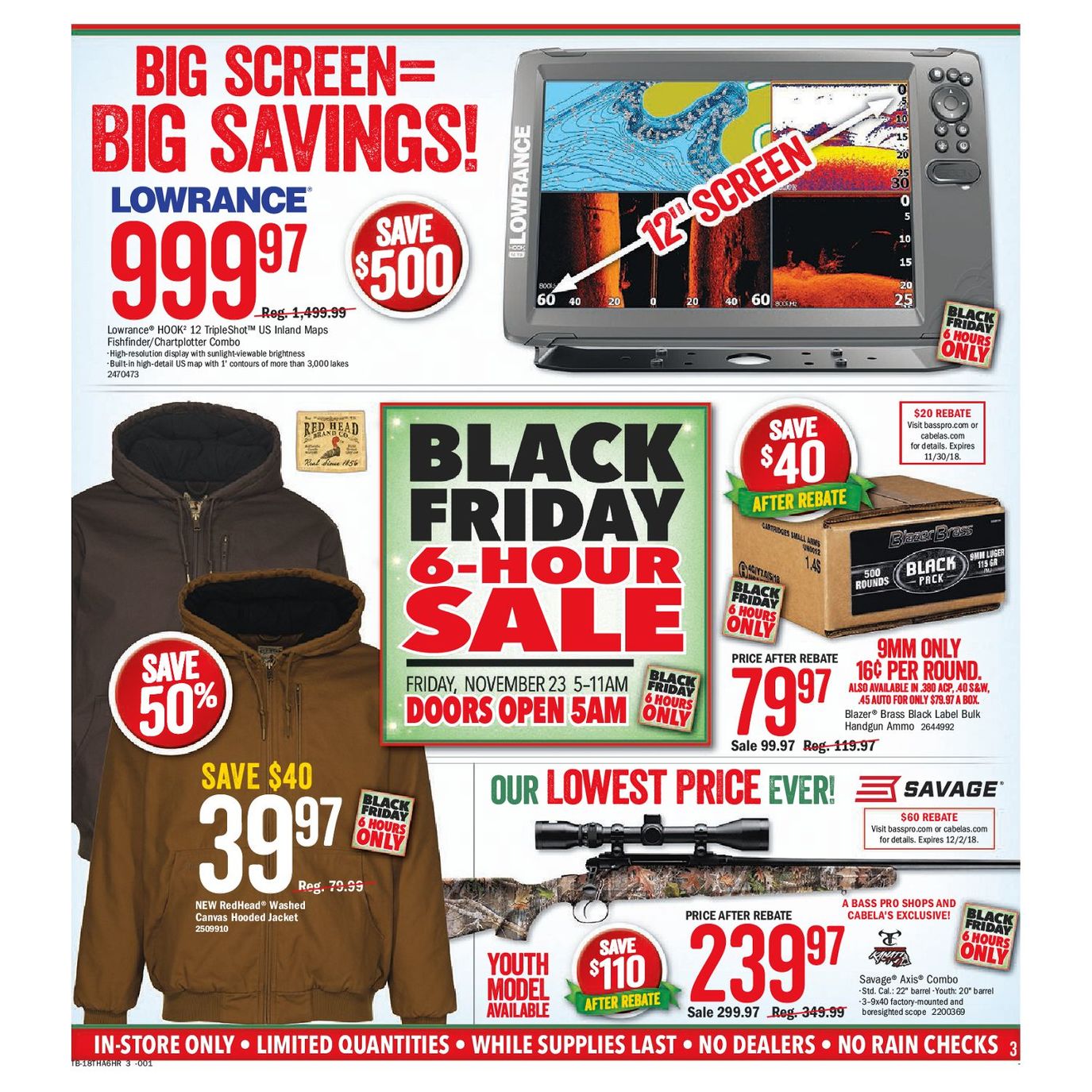 Bass Pro Shops 2018 Black Friday Ad