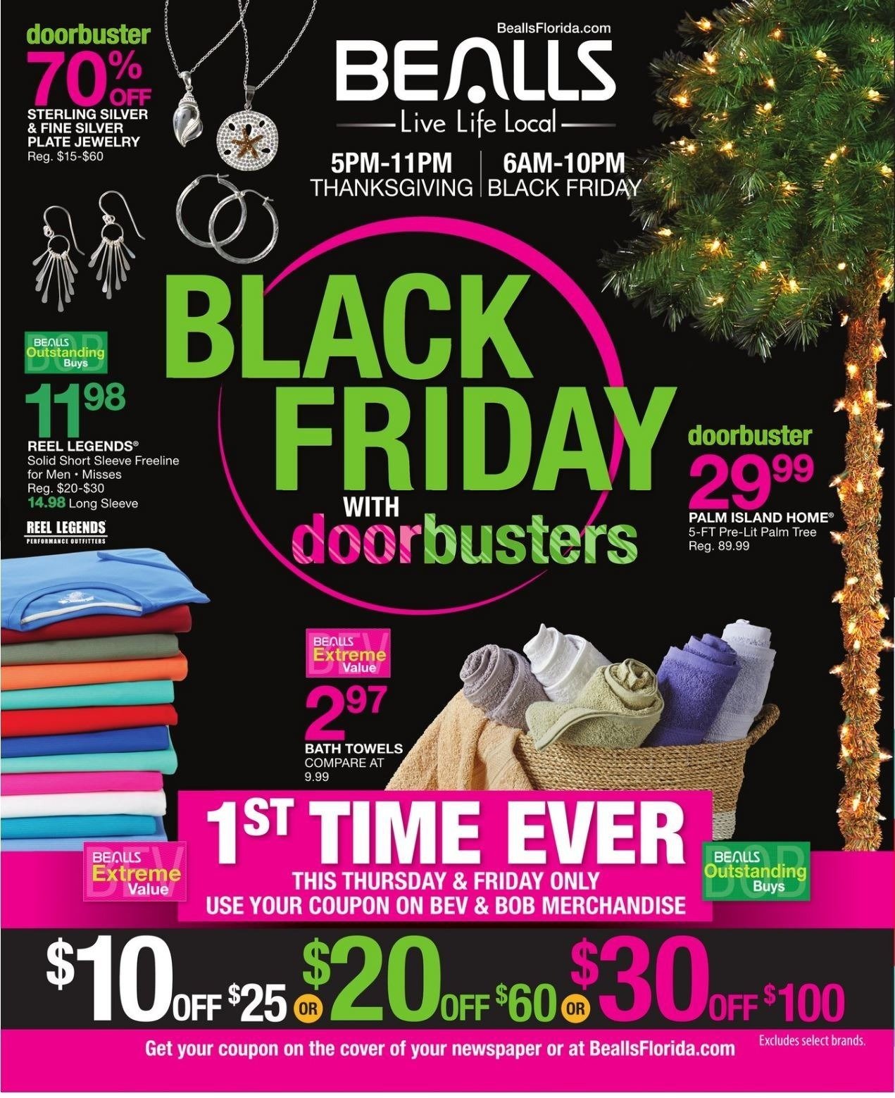 Bealls Department Stores 2018 Black Friday Ad