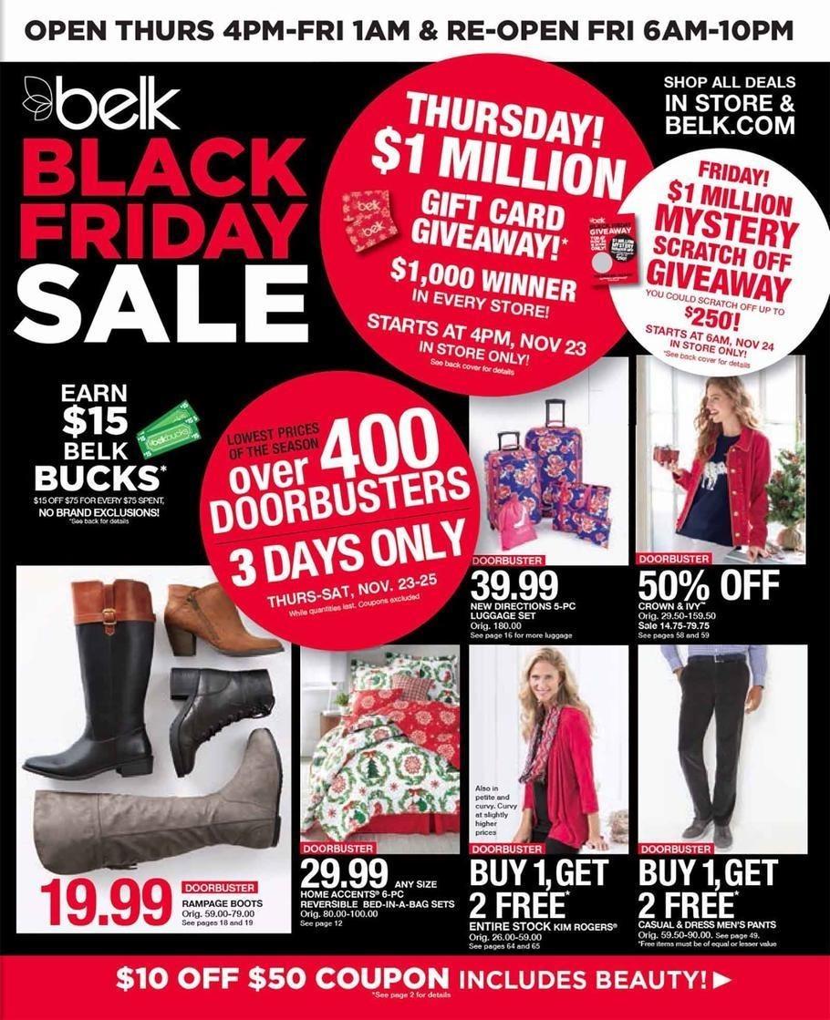 Belk 2017 Black Friday Ad | Frugal Buzz