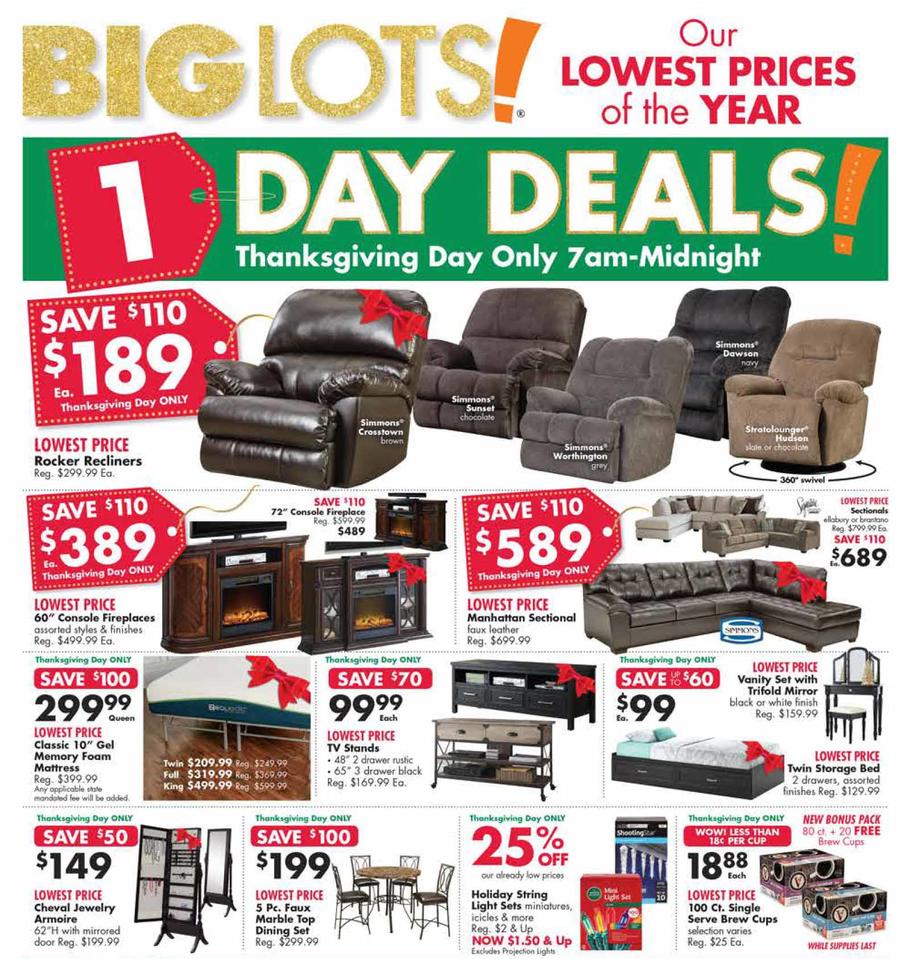 Big Lots 2018 Black Friday Ad