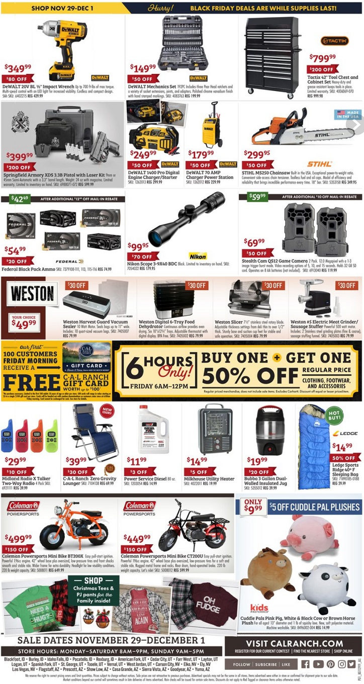 Cal Ranch Stores 2019 Black Friday Ad Frugal Buzz