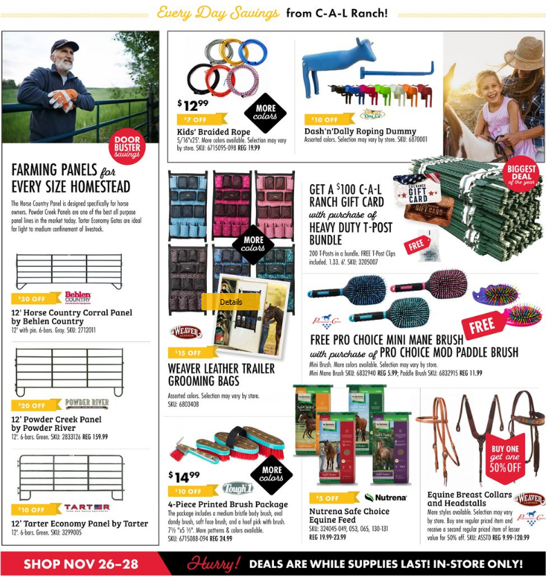 Cal Ranch Stores 2021 Black Friday Ad Page 4