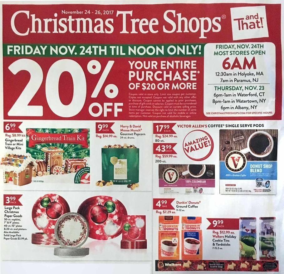 Christmas Tree Shops 2017 Black Friday Ad