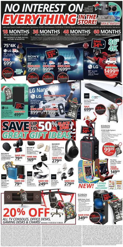Conn's HomePlus 2020 Black Friday Ad Page 3