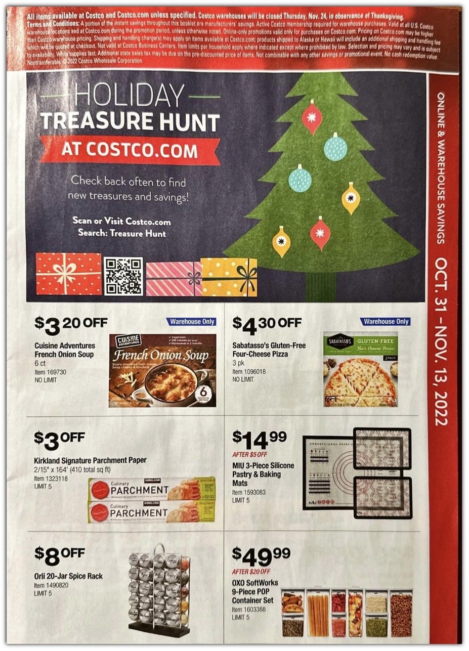 Costco Wholesale 2022 Black Friday Ad Page 3