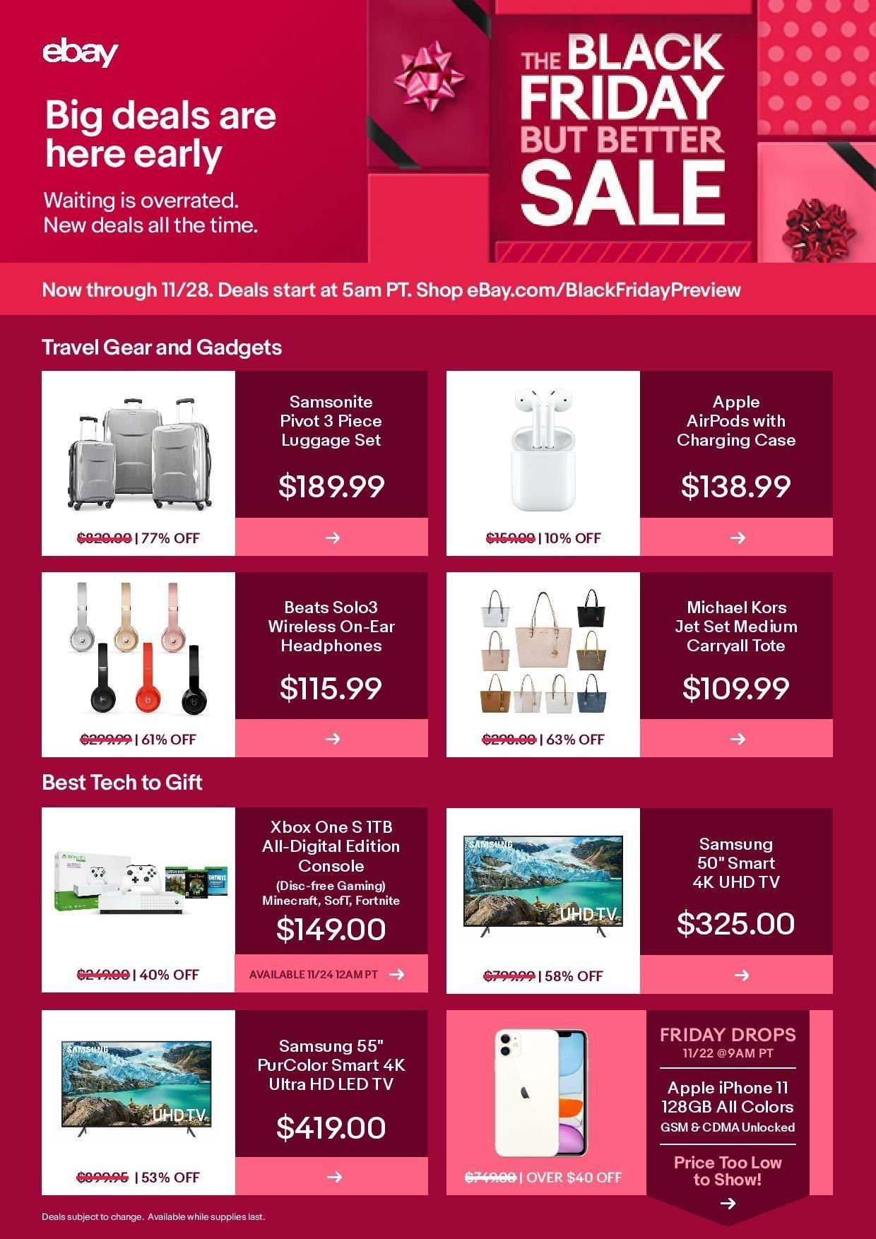 eBay 2019 Black Friday Ad | Frugal Buzz