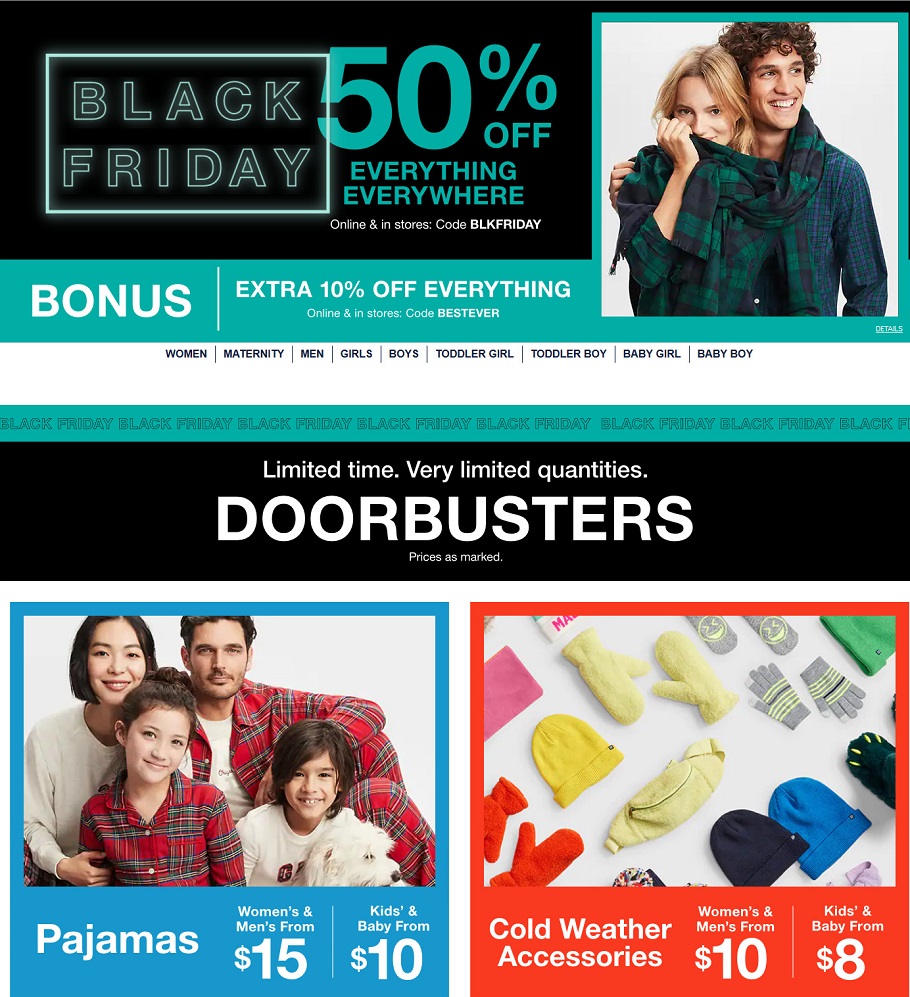 gap black friday 2019
