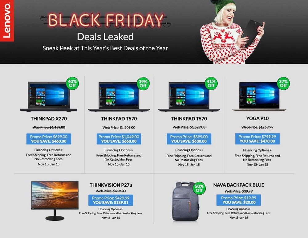 Lenovo 2017 Black Friday Ad Page 1