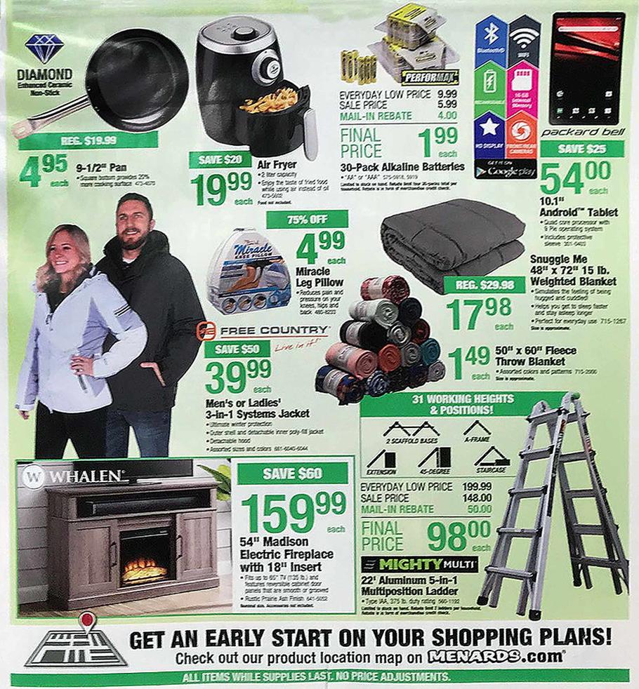 Menards 2019 Black Friday Ad | Frugal Buzz