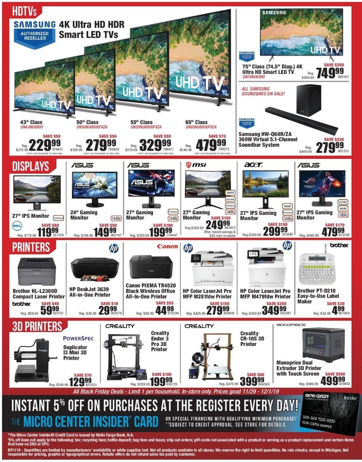Micro Center 2019 Black Friday Ad | Frugal Buzz