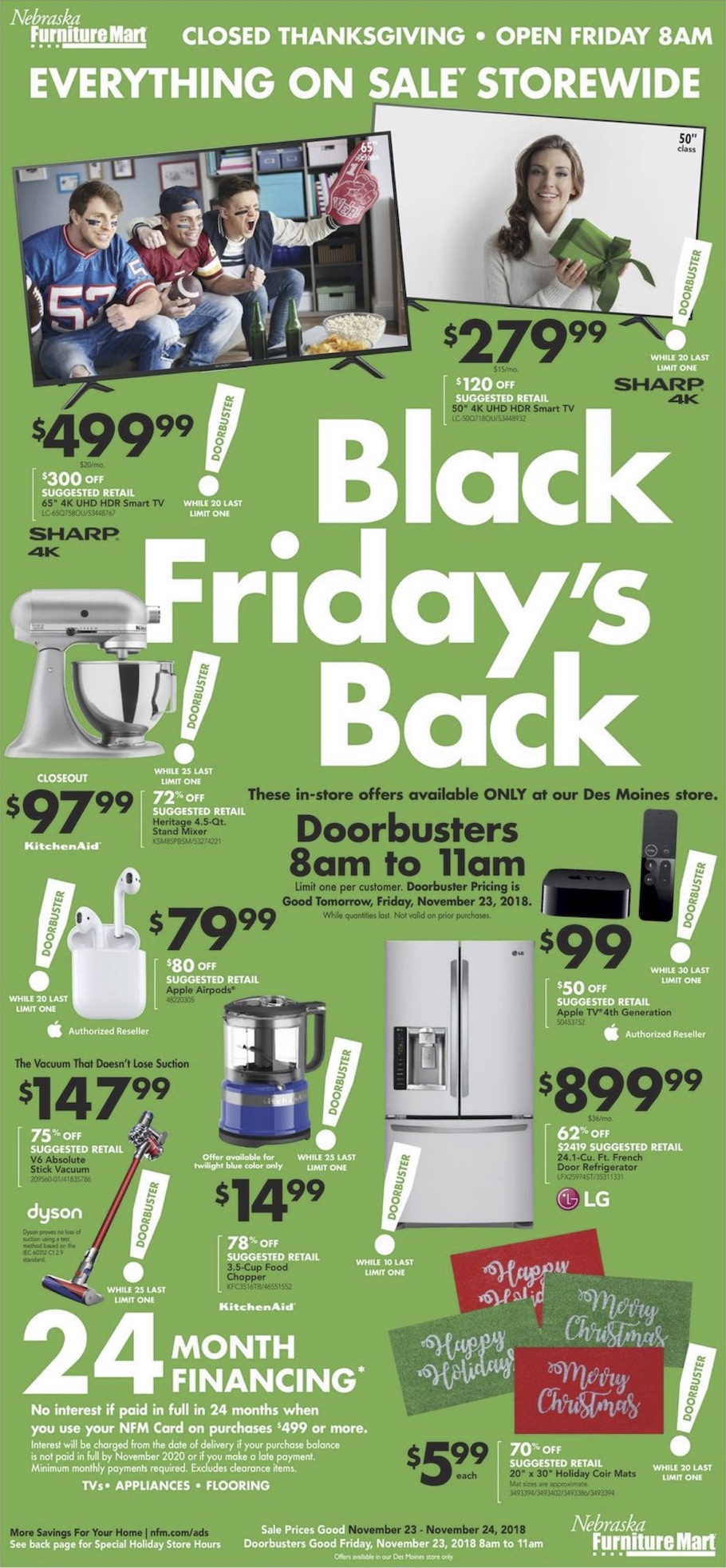 Nebraska Furniture Mart 2018 Black Friday Ad Nebraska Furniture Mart Ad Scan