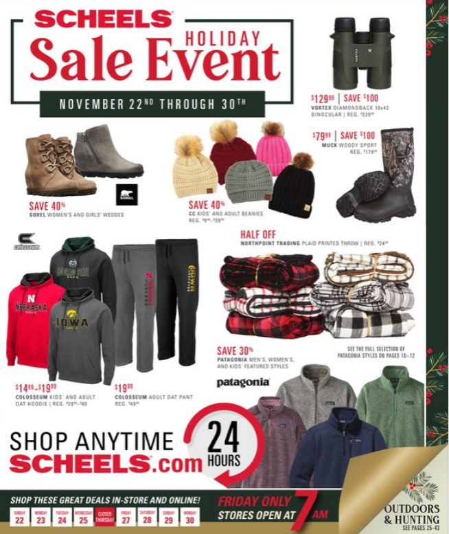 Scheels 2020 Black Friday Ad | Frugal Buzz