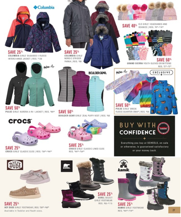 Scheels 2022 Black Friday Ad Page 27
