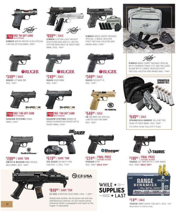 Scheels 2022 Black Friday Ad Page 52