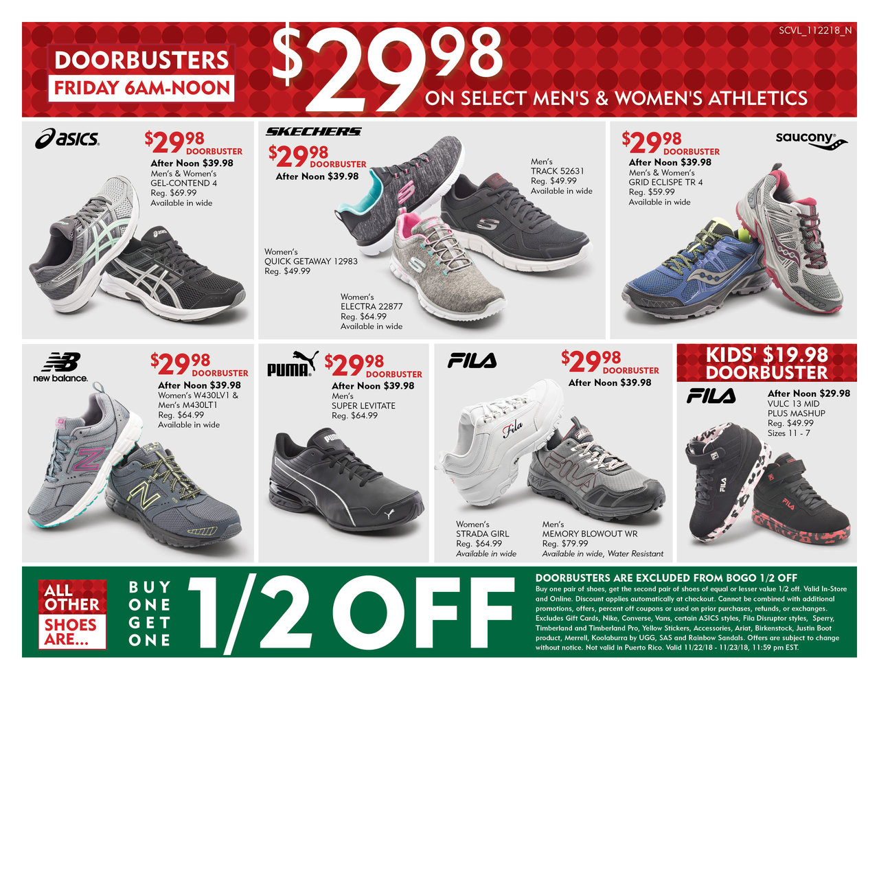 Shoe Carnival 2018 Black Friday Ad