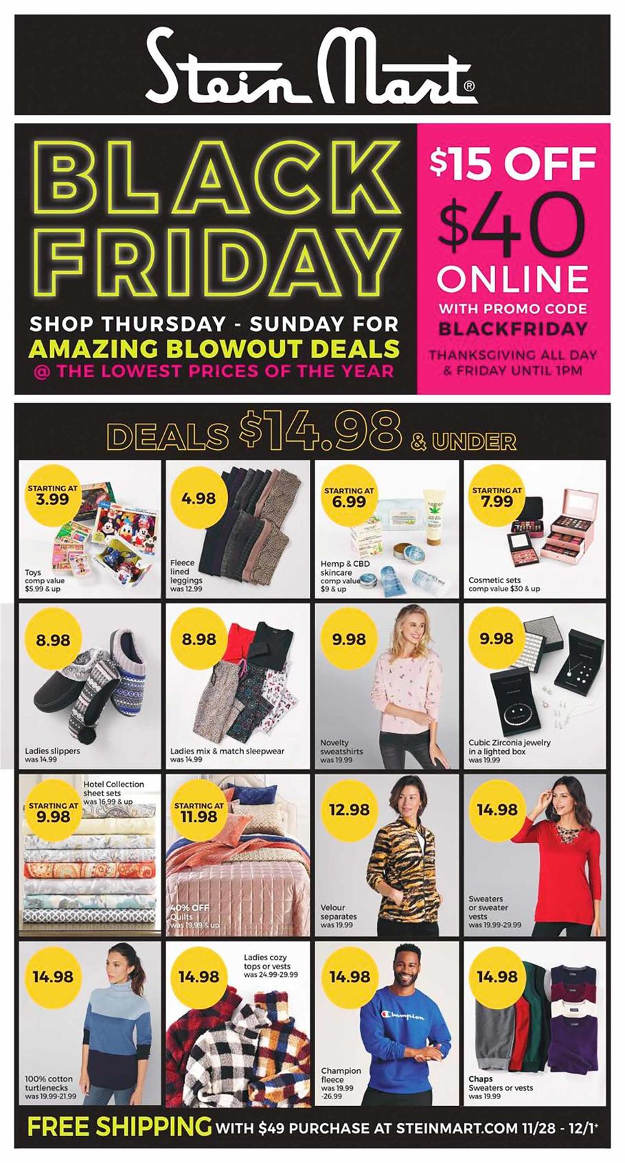 Stein Mart 2019 Black Friday Ad | Frugal Buzz - What Stores Are Still Having A Black Friday Sale