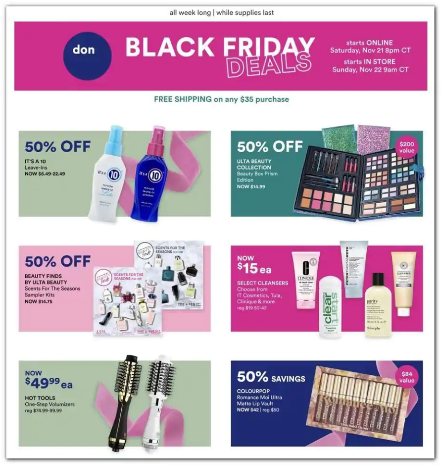 ULTA Beauty 2020 Black Friday Ad Page 5