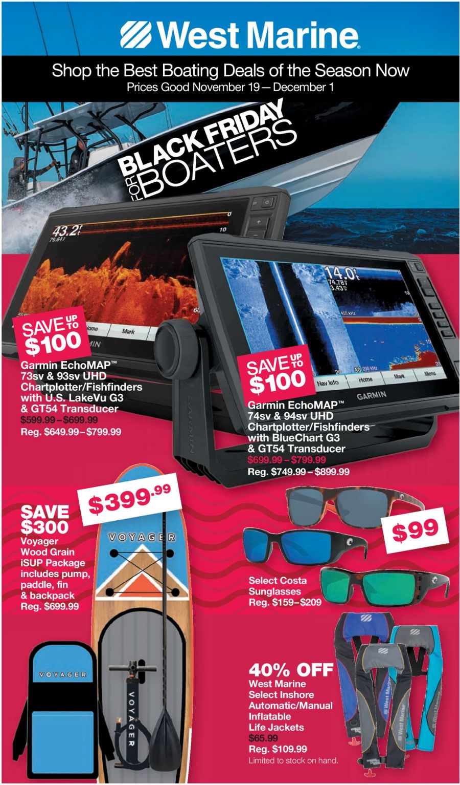 West Marine 2021 Black Friday Ad Page 1