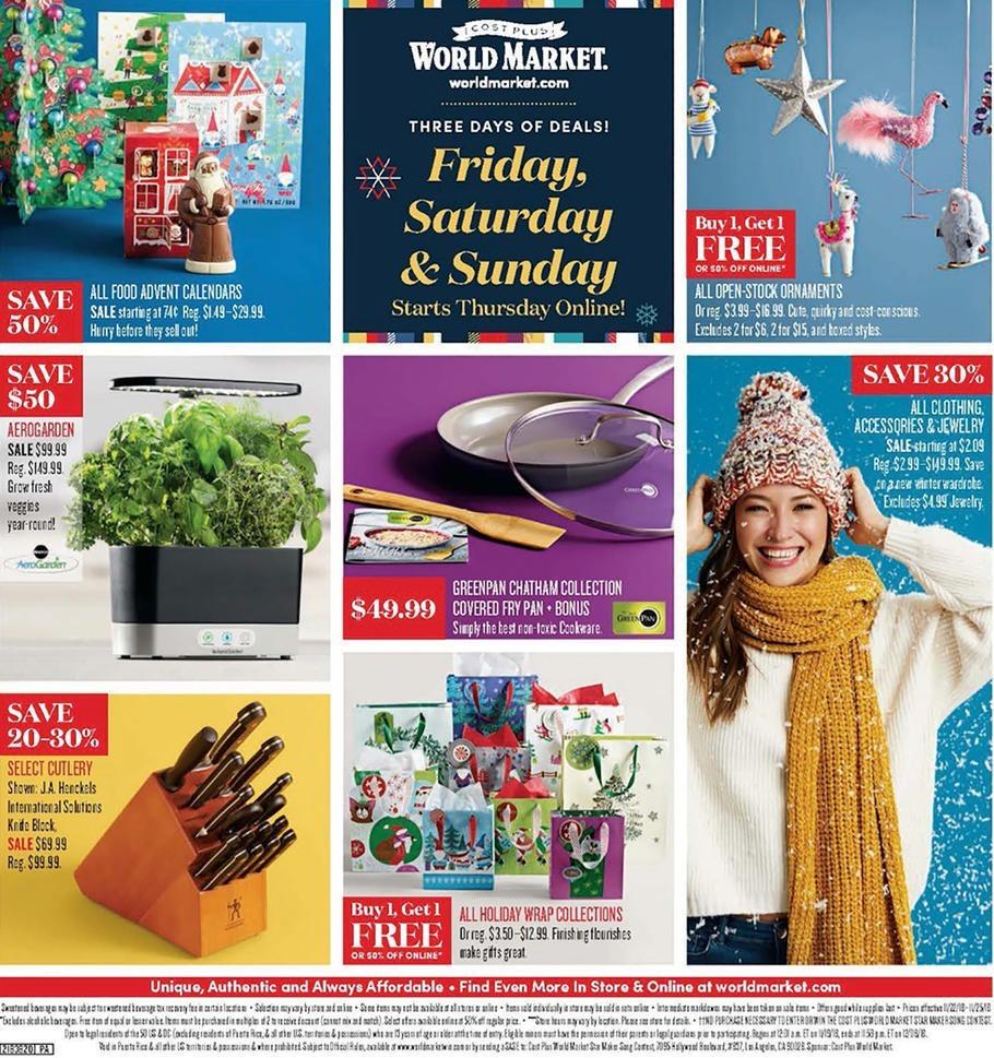 Cost Plus World Market 2018 Black Friday Ad Shop Now ...