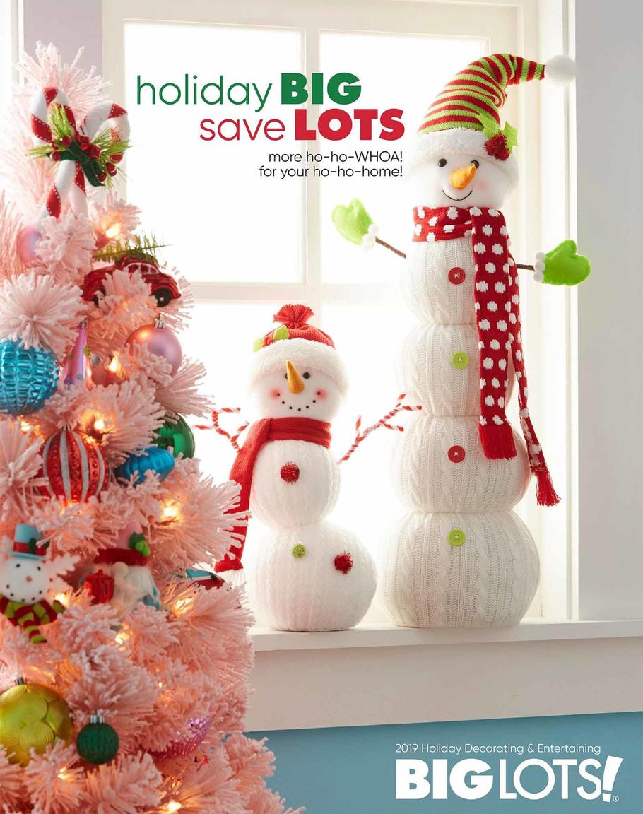 Big Lots 2019 Holiday Shopping Guide Page 1
