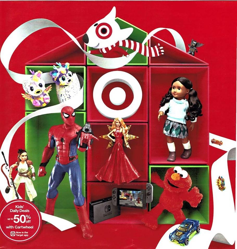 christmas book and soft toy
