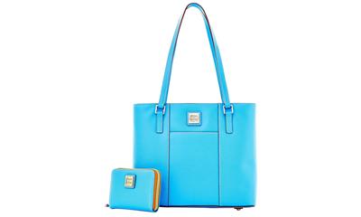 Dooney & Bourke Leather Small Lexington With Medium Zip Around