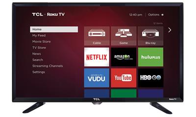 TCL 28S3750 28-Inch 720p Roku Smart LED TV