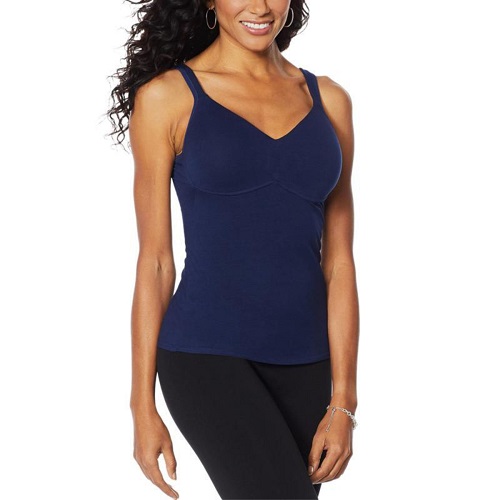 Rhonda Shear 2pk Cotton Molded Cup Camisole