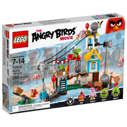 LEGO Angry Birds Pig City Teardown 75824