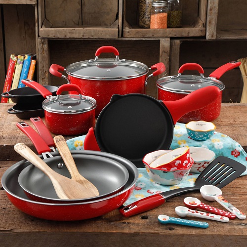 The Pioneer Woman 24-Piece Mother's Day Cookware Set