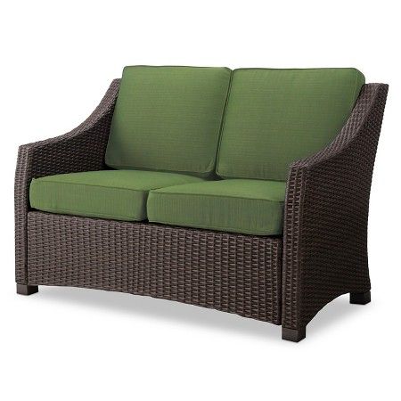 Threshold Belvedere Wicker Patio Loveseat