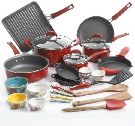 The Pioneer Woman 30-Piece Cookware Set