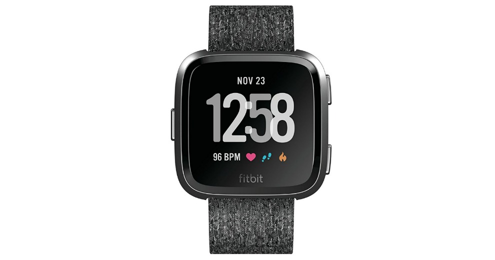 fitbit versa lite charcoal