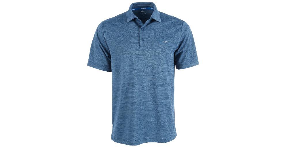 Greg Norman 5 Iron Space-Dye Performance Golf Polo