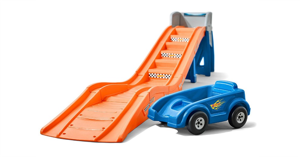 step 2 hot wheels car & track play table