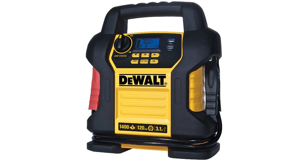 Dewalt DXAEJ14 1400 Peak Amp Jump Starter 104 (30 off) Home Depot