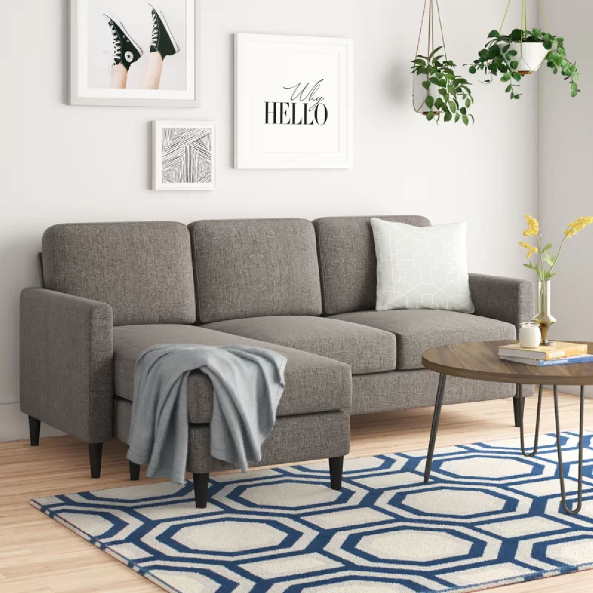Zipcode Design Cazenovia Reversible Sectional Sofa
