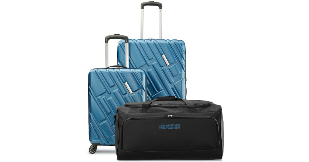 american tourister ellipse 3 piece set