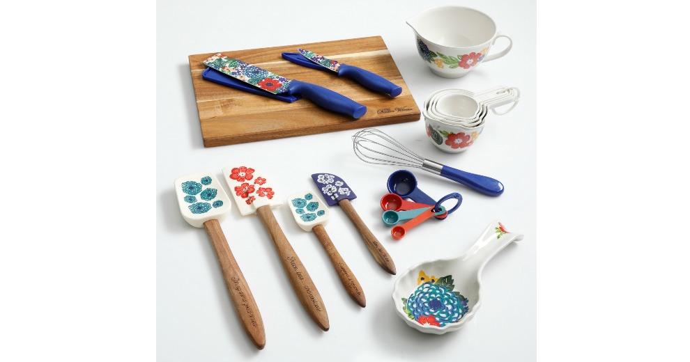 The Pioneer Woman Dazzling Dahlias 20-Piece Gadget Set