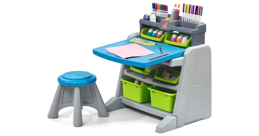 Step2 Flip & Doodle Easel Desk & Stool